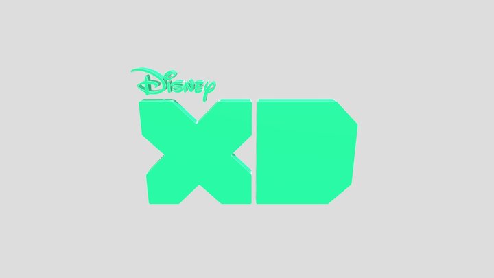 Disney xd 2015 log 3D Model