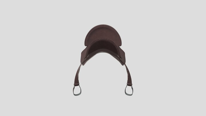 Leather Saddle 3D Model
