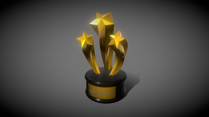 Award for best rising star 3D Model