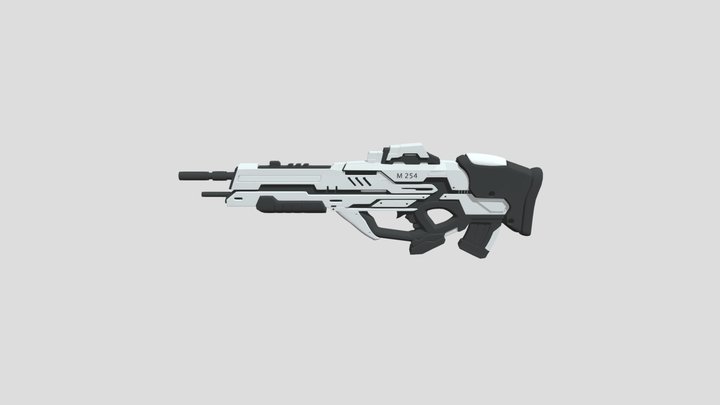 Si-fi-guns 3D models - Sketchfab