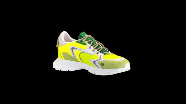 Lacoste L003 NEO Safety Yellow 3D Model