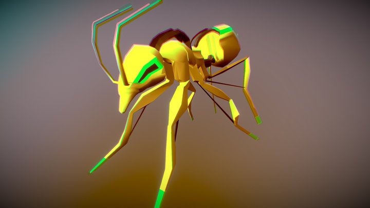 Robot Ant 3D Model