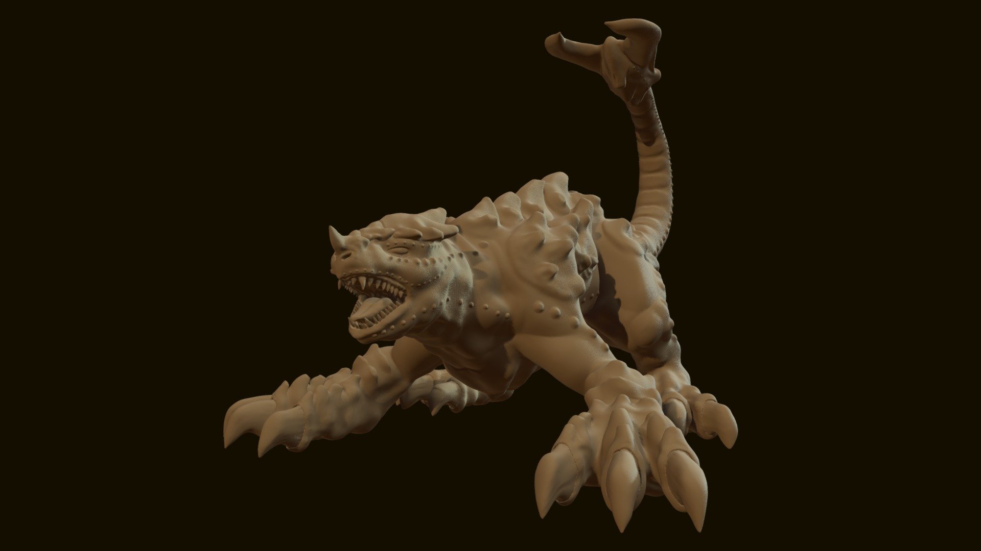 Quadruped monster