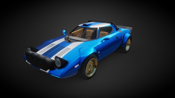Lancia Startos (Rally Spec) 3D Model