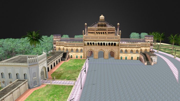 Rumi Darwaza, Lucknow 3D Model