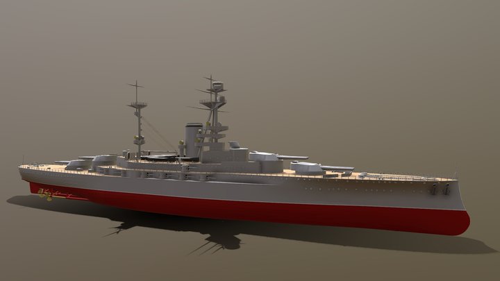 HMS Revenge 1915 – Free 3D Model STL