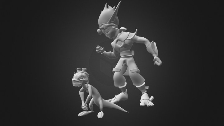 Free Jak and Daxter 3D Print 3D Model