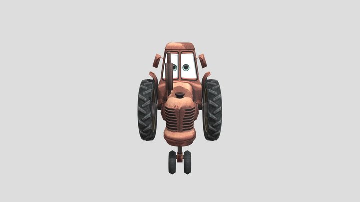Wii_-_cars_mater-national_championship_-_tractor 3D Model
