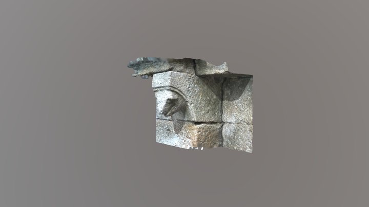Canecillo Santo Estevo Ribas de Miño 3D Model