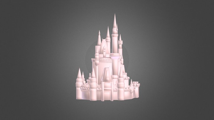 Disney Castle 3D Model