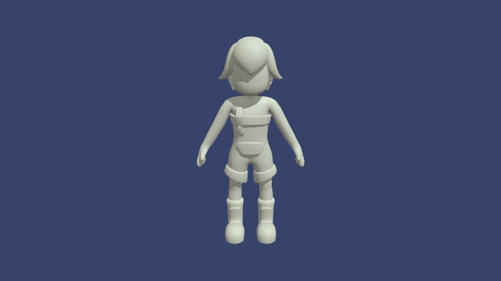 Sika 3D Character 3D Model