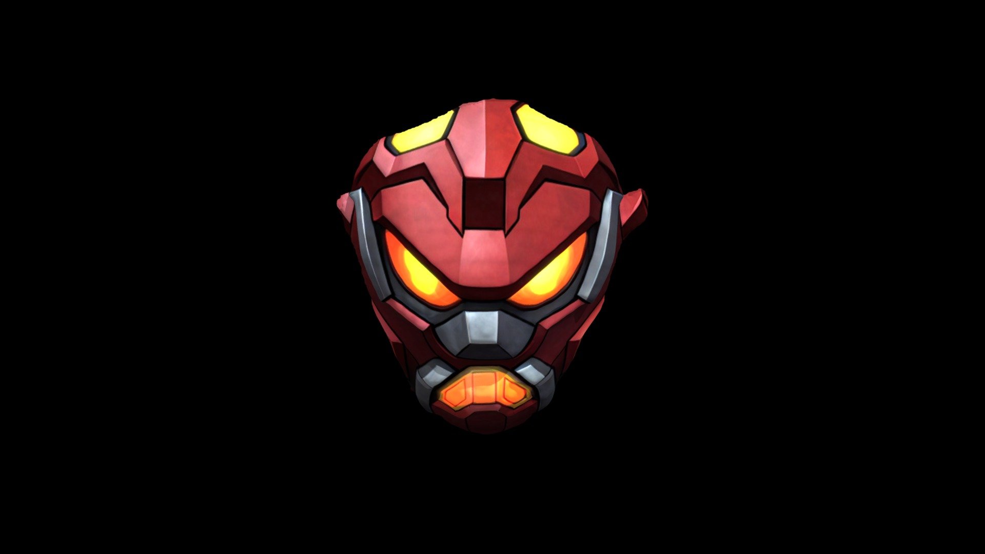 Helmet Mask Robot Cartoon 139 - Download Free 3D model by klrxyz ...