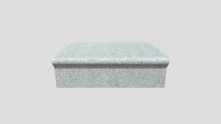 Ступень "Милано" с капиносом серая 3D Model