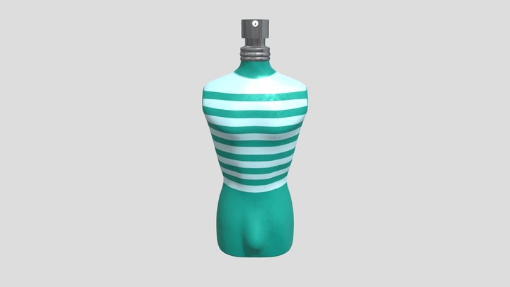 Jean-Paul Gaultier Le Male Bottle 3D Model