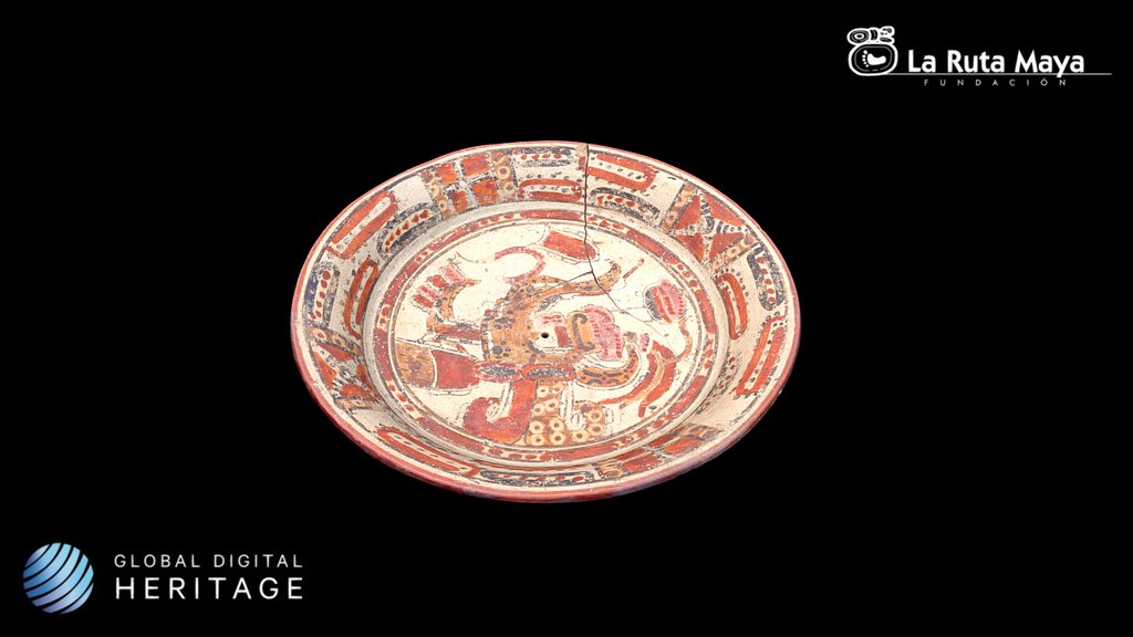 Plate with K’awil Deity