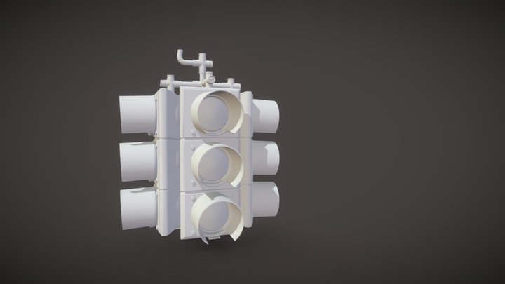 Traffic Light 3D Model