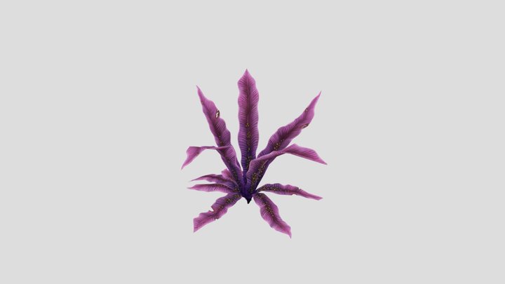 Lowpoly tropical plant – Modello 3D gratuito STL
