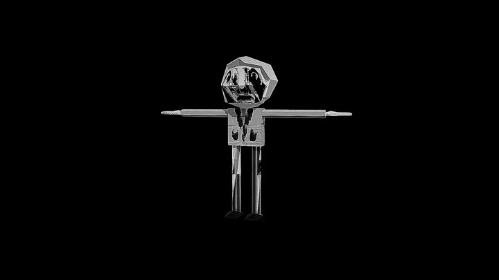 Muffled Man 3D Model