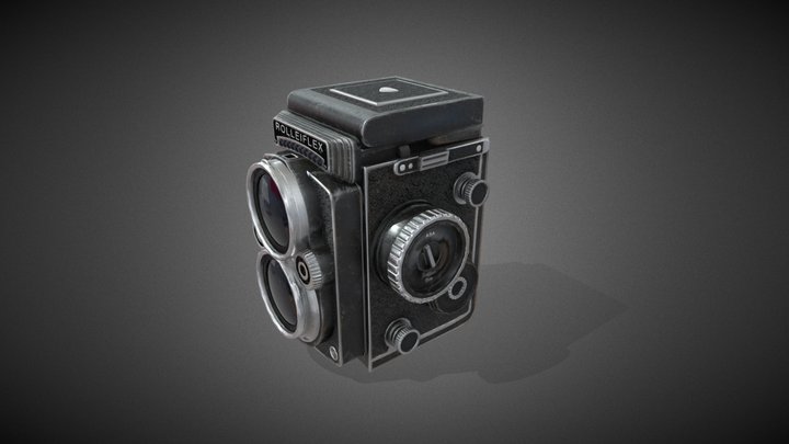 GAP object: Rolleiflex camera 3D Model