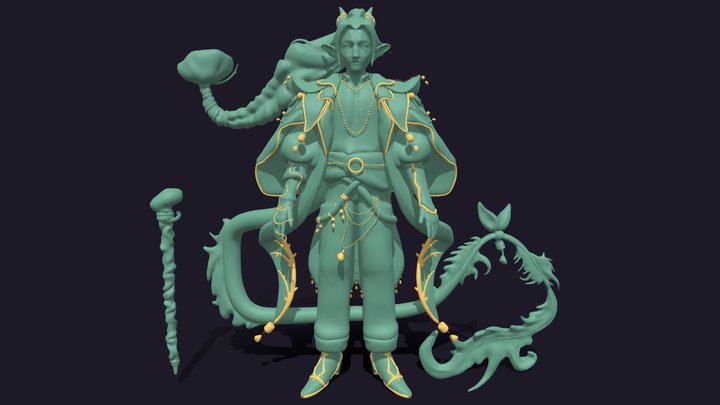 Stylized Creation Final - Cherry 3D Model