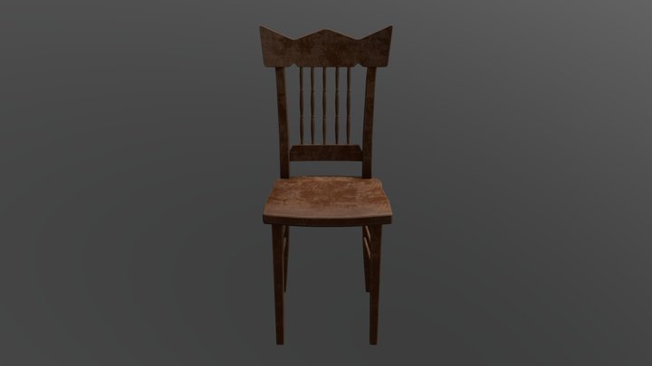 wood chair 3D Model