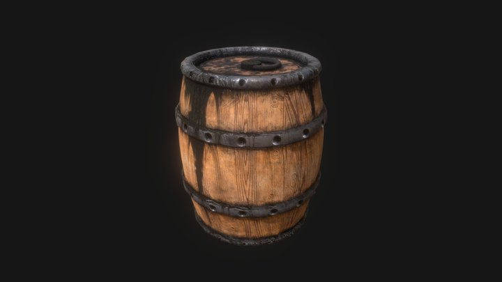 Barrel 3D Model