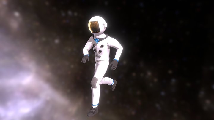 Spacesuit Character 3D Model