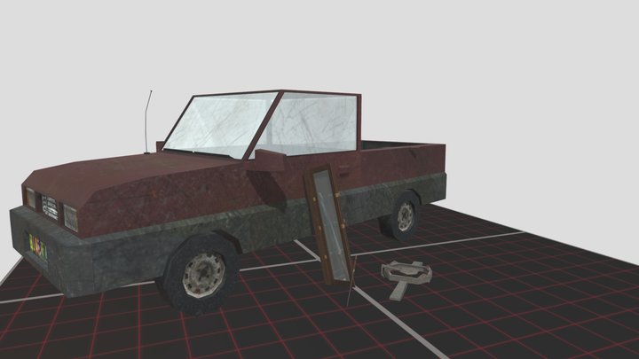 DAE 5 Finished Props - Forest Loner 3D Model
