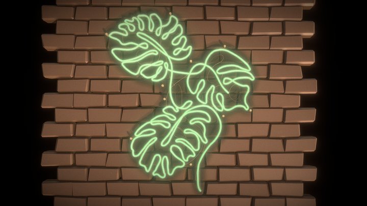 Neon Lights 3D Model