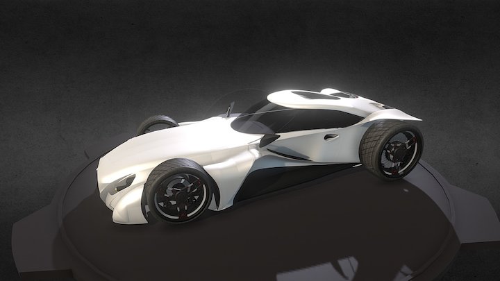 concept car - RAIJIN 3D Model