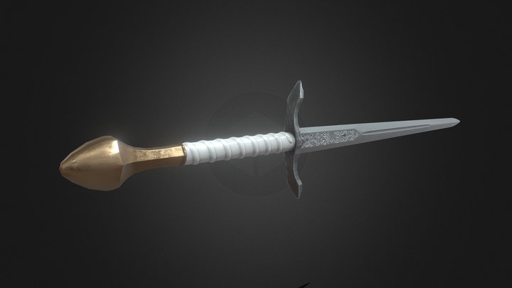 Fine Steel Longsword 3D Model