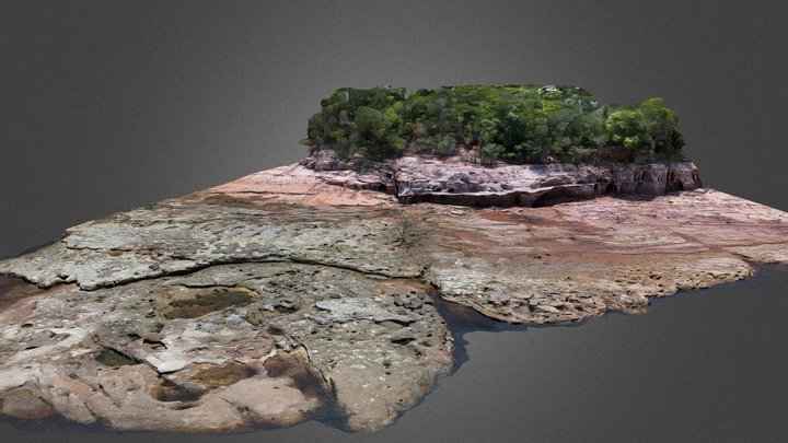 Formação Nhamundá - Rio Negro, Amazonas 3D Model