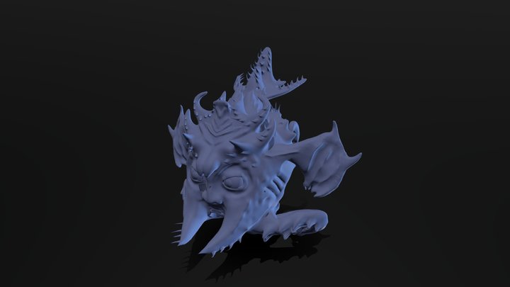 Water Monster 3D Model