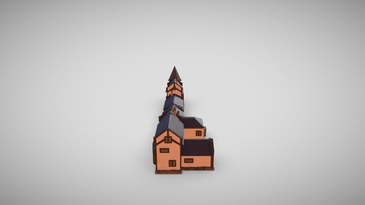Sorcerer Houses 3D Model