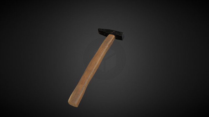Small Hammer 3D Model
