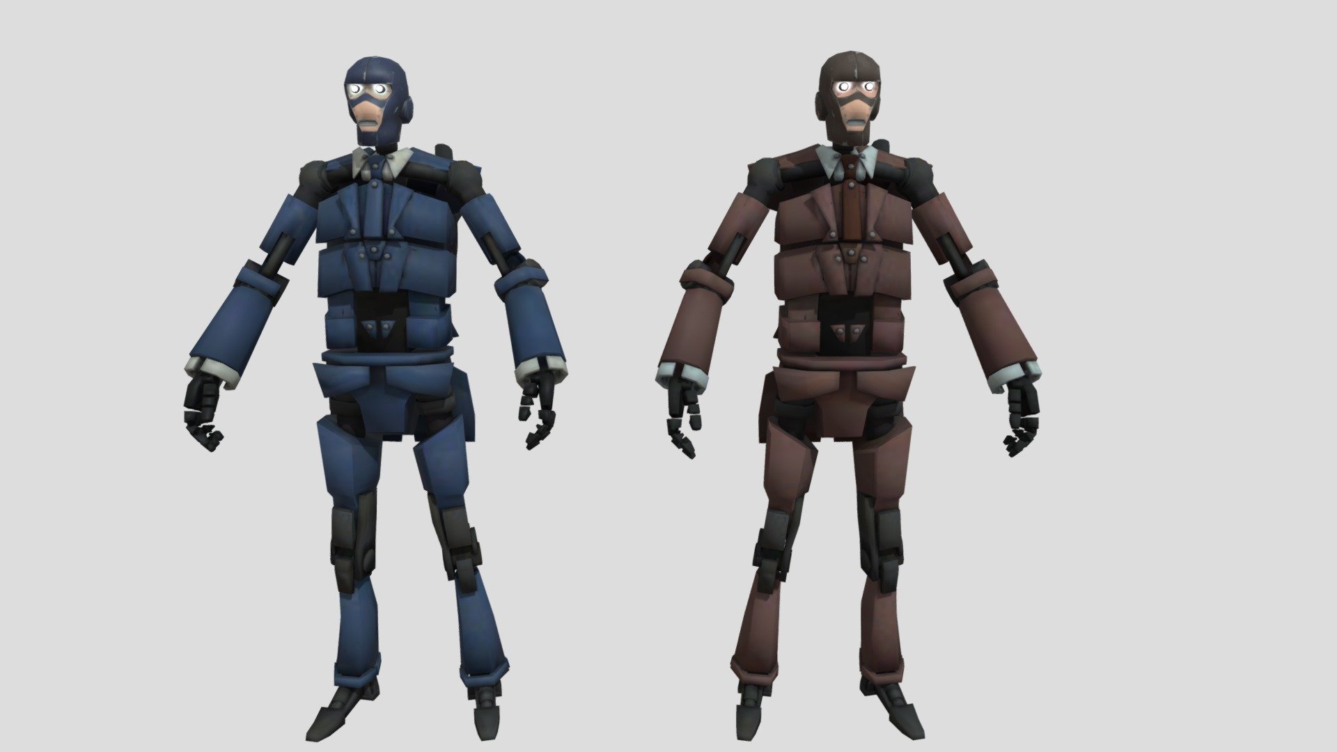 Team Fortress 2 Spy Robot Download Free 3D Model By OrangeSauceu 