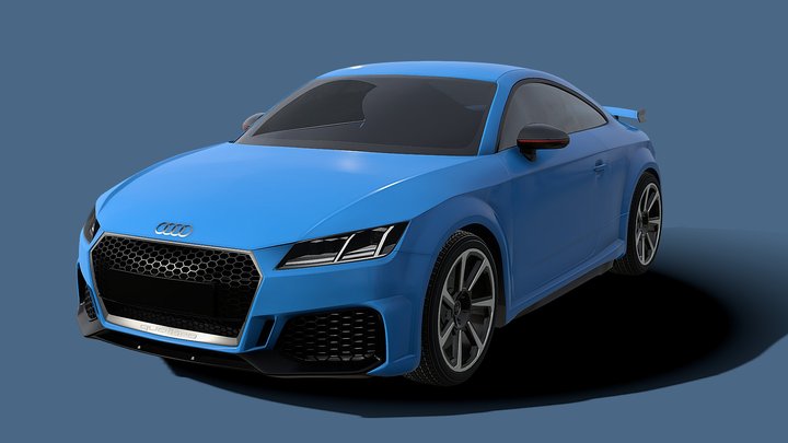 Audi TT RS Coupé 2019 3D Model