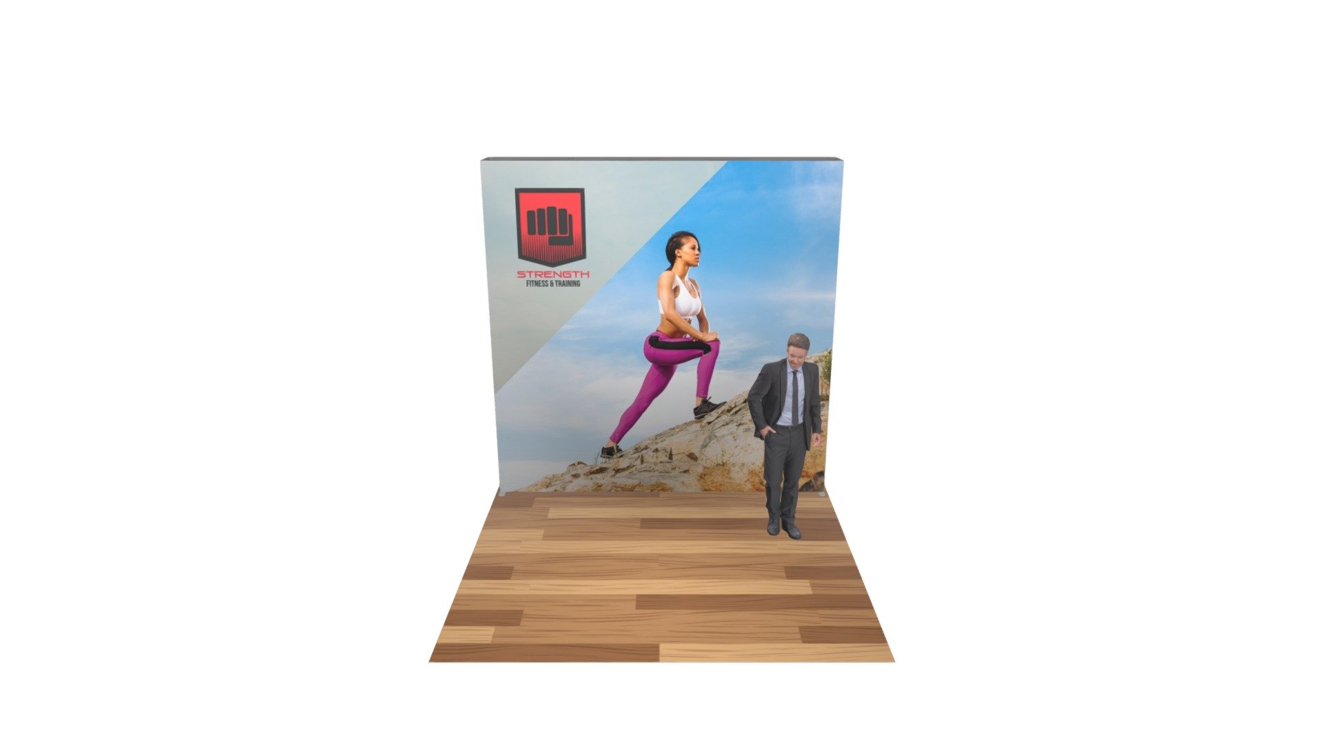 Lumiere 4x4 Double Sided Non-backlit Display