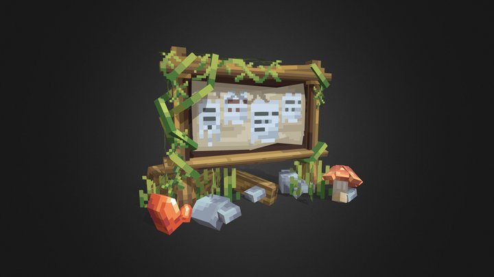 Billboard Nature 3D Model