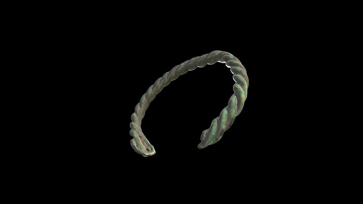 Браслет Cu. Введенское. № 2500. 3D Model
