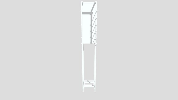 Estructura De Madera 3D Model