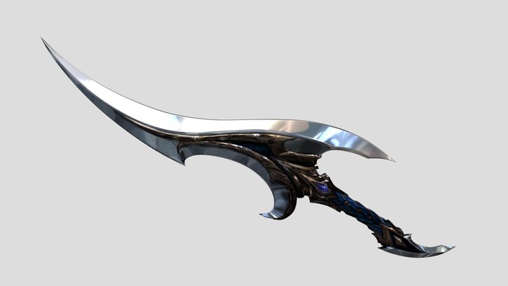 Baruka Dagger Solo Leveling 3D Model