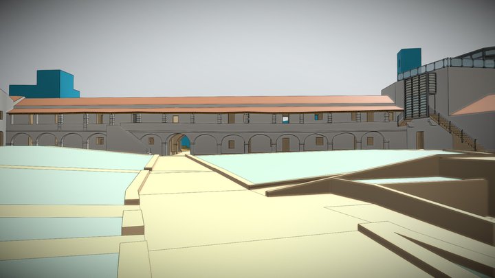 The Su Pranu Arsenal in Portoscuso 3D Model