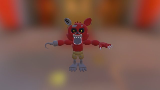 adventure-nightmare-foxy 3D Model