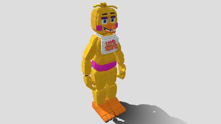 Toy Chica [Minecraft] 3D Model
