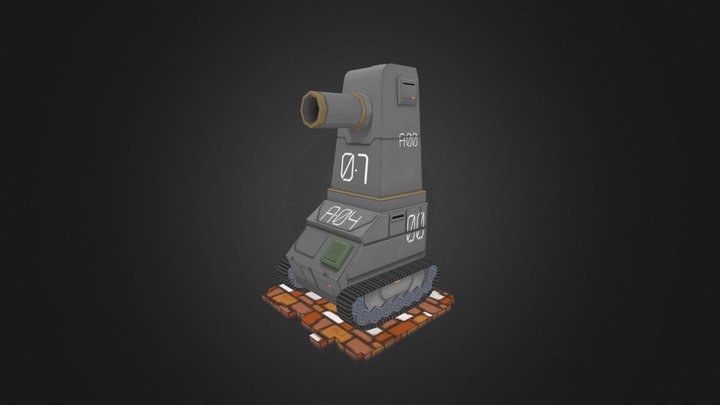 Standard Tank 3D Model