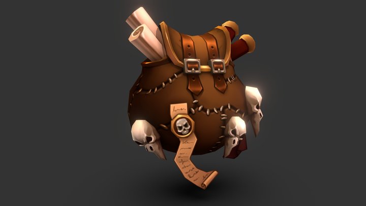 Skull bag 3D Model