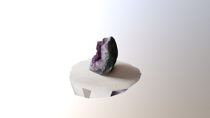 Amethyst Crystal 3D Model