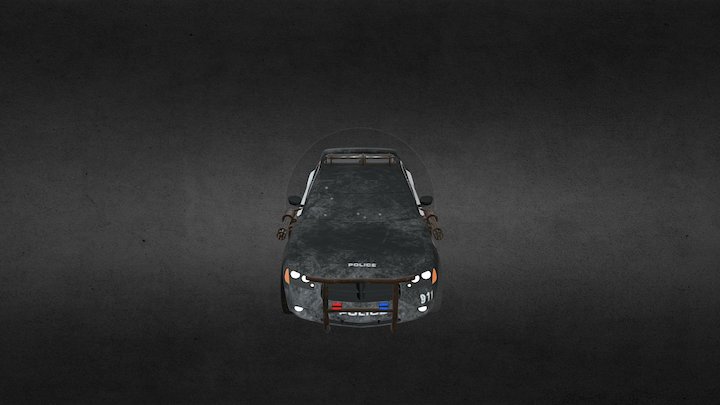 Police Car, Dodge Charger 3D Model