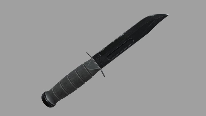 Knife 3D Model